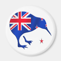 kiwi New Zealand flag soccer football gifts Refrigerator Magnet