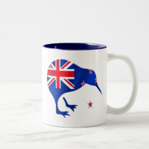 kiwi New Zealand flag soccer football gifts Mug