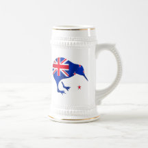 kiwi New Zealand flag soccer football gifts Mug