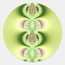 Kiwi Round Sticker