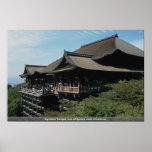 Kiyomizu Temple, one of Kyoto's main attractions, Poster