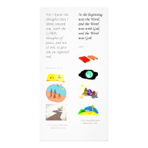 KJV In the Beginning - Bible bookmark card Customised Photo Card
