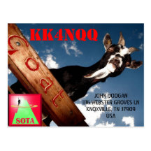 KK4NQQ QSL CARD POSTCARD