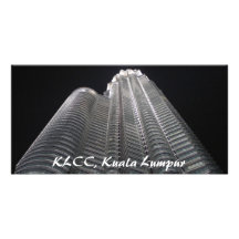 KLCC Kuala Lumpur photocard Photo Greeting Card