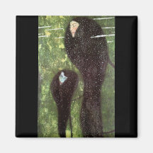 Klimt ~ Mermaids Fridge Magnet