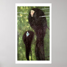 Klimt ~ Mermaids Poster