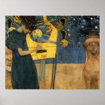 Klimt - Music Print