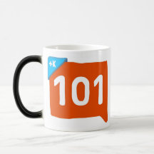 Klout 101 coffee mug