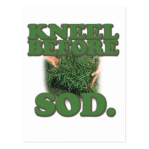 Kneel Before Sod Postcards