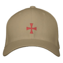 Knights Templar Embroidered Cross Hat Embroidered Hat