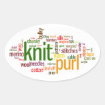 Knit Purl Knitting Lexicon Knitters Car Sticker