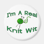 Knit Wit Refrigerator Magnet