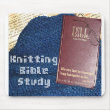 Knitting Bible Study mousepad