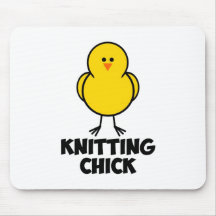 Knitting Chick Mousepads