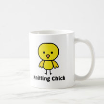 Knitting Chick Mugs
