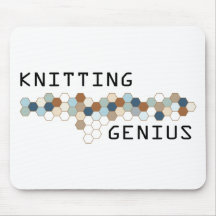 Knitting Genius Mouse Pads