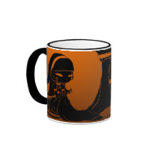 Knitting Girl Mug