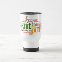 Knitting Lexicon - words for knitters!  Knit On! Mug