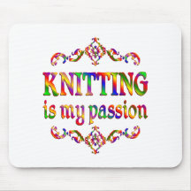 Knitting Passion Mouse Pad