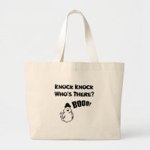 Knock Knock..Boo Canvas Bag