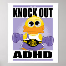 Knock Out ADHD Print