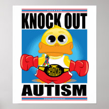 Knock Out Autism Posters