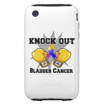 Knock Out Bladder Cancer Tough iPhone 3 Cases