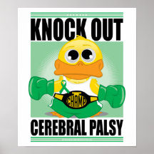 Knock Out Cerebral Palsy Posters
