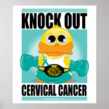 Knock Out Cervical Cancer Print