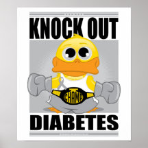 Knock Out Diabetes Print