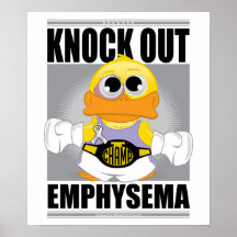 Knock Out Emphysema Poster