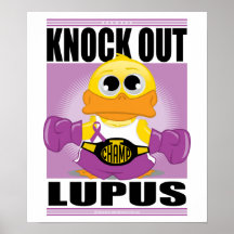 Knock Out Lupus Print