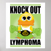 Knock Out Lymphoma Poster