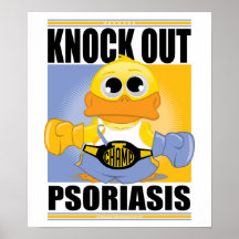 Knock Out Psoriasis Posters