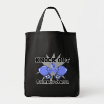 Knock Out Stomach Cancer Canvas Bag