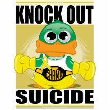Knock Out Suicide Photo Cutout