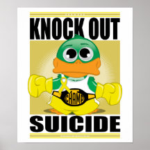 Knock Out Suicide Print