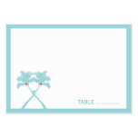 Knot Palm Trees Beach Tropical Wedding Modern Chic Business Card Template