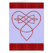 Knotwork Valentine Greeting Card