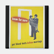Know for sure...get blood tests for STD diseases Magnets