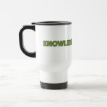 Knowledge is greater than or equal to power coffee mug