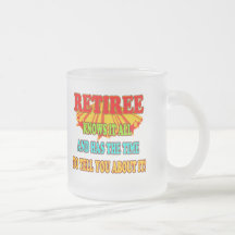Knows It All Retiree Coffee Mugs
