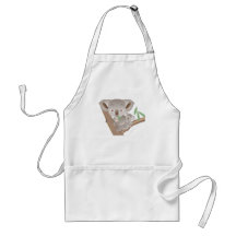 Koala Family Aprons