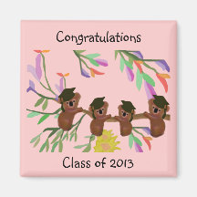 Koala Grad Kids Graduation Magnet
