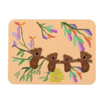 Koalas Hanging Out Premium Magnet