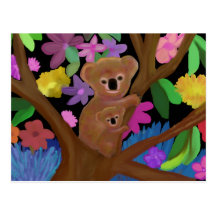 Koalas in the Outback Post Cards