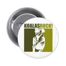 Koalas Rock! #2 Pinback Buttons