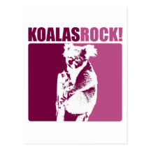 Koalas Rock! Post Cards