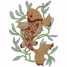 Koi Art Nouveau Embroidered Jacket