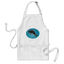 koi carp fish retro aprons
